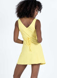 Tineit Nellie Mini Dress Yellow