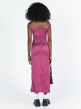 Tineit Lynsey Midi Dress Fuchsia