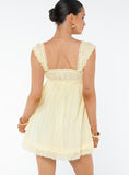 Tineit Carlita Mini Dress Yellow