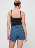 Tineit Leandro Shorts Dark Wash Denim 2024 New Pant