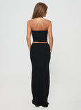 Tineit-Just Like That Maxi Skirt Black