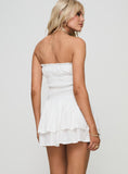 Tineit Denson Strapless Mini Dress White