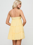 Tineit Knotti Mini Dress Yellow