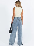 Tineit-Eivissa Baggy Jeans Faded Denim