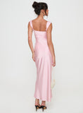 Tineit Azura Off The Shoulder Maxi Dress Pink