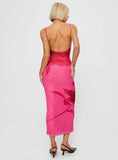 Tineit Knox Maxi Dress Hot Pink Floral