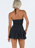 Tineit Delamere Mini Dress Black / White