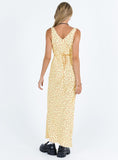 Tineit Nellie Maxi Dress Yellow / Red Floral