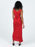 Tineit Nellie Maxi Dress Red Polka Dot