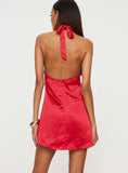 Tineit Lanier Mini Dress Red