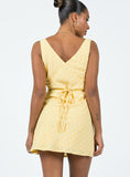 Tineit Nellie Mini Dress Yellow Polka Dot