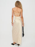 Tineit Ravia Maxi Dress Champagne