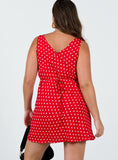 Tineit Nellie Mini Dress Red Polka Dot