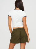 Tineit Clark Shorts Olive 2024 New Pant