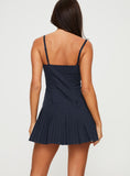 Tineit Honey Corset Mini Dress Navy