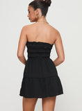Tineit Joie Strapless Mini Dress Black