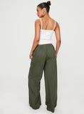 Tineit-Ogilvie Linen Blend Pants Olive