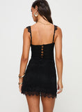 Tineit Rubyn Lace Mini Dress Black