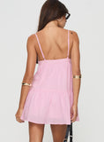 Tineit Nicoletta Mini Dress Light Pink