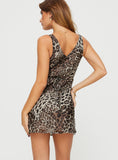 Tineit Nellie Mini Dress Leopard