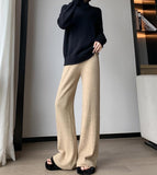 Tineit Zoya Ribbed Knit Button Pants