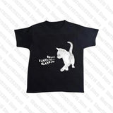 Tineit Aesthetic Short Sleeve T-Shirt Y2k Clothes Gothic Emo Girl Croped Tops Fun Kitten Print Vintage Women Casual Baby Tee Streetwear