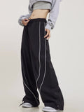 christmas outfit Tineit Women Black Gothic Y2k Pants Harajuku 90s Streetwear Oversize Emo Parachute Pants Japanese 2000s Style Vintage Trousers Clothes