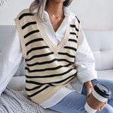 Tineit 2024 Fall Fashion Hollow Leaf Casual Knitted Sweater