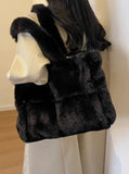 Tineit Arden Faux Fur Plush Bag