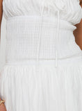 Tineit Denson Strapless Mini Dress White