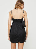 Tineit Ortega Mini Dress Black Lower Impact