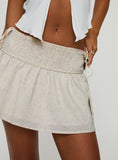 Tineit-Arroyo Mini Skirt Beige