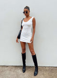 Tineit-Eberose Reversible Mini Dress White