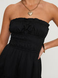 Tineit Joie Strapless Mini Dress Black