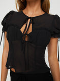 Tineit Coates Top Black