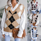 Tineit 2024 Fall Fashion Hollow Leaf Casual Knitted Sweater