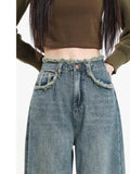 christmas outfit Tineit Women's Baggy Y2k Jeans Harajuku Oversize Straight Denim Trousers Vintage Japanese 2000s Style Retro Jean Pants Trashy Clothes