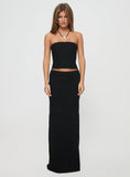 Tineit-Just Like That Maxi Skirt Black