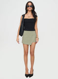 Tineit Maceline Wrap Front Skort Green 2024 New Pant