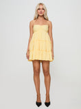 Tineit Knotti Mini Dress Yellow