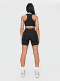 Tineit Conquer Activewear Shorts Black 2024 New Pant