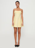 Tineit Xantha Mini Dress Yellow