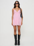 Tineit Nicoletta Mini Dress Light Pink