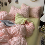 Tineit Comforter sets Bedding Set for Boys Girls Bedroom Duvet Cover Pillowcase Bedspread Simple Fashion Bed Sheet Set Bed Linens