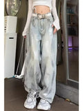 christmas outfit Tineit Women's Grey Baggy Jeans Harajuku Oversize Denim Trousers Y2k Aesthetic Vintage Japanese 2000s Style Jean Pants Trashy Clothes