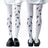 Tineit Knee Socks Y2k Stockings Harajuku Cosplay Sexy Shoopy Pantyhose Goth Stockings for Women Lolita Fetish Emo Long Socks Woman Punk