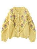 Tineit Cidney Handmade Floral Sweater