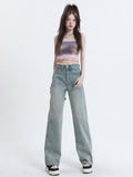 christmas outfit Tineit Women's Blue Baggy Jeans Harajuku Oversize Denim Trousers Japanese 2000s Style Y2k 90s Vintage Jean Pants Trashy Clothes 2025