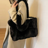 Tineit Arden Faux Fur Plush Bag