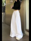 christmas outfit Tineit Women's White Baggy Pants Vintage Y2k Parachute Pants Harajuku Aesthetic Oversize High Waist Trousers 2000s Fashion Clothes 2025